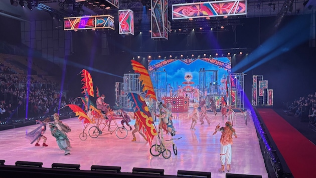 Bund und spektakulär verlief die Show von Holiday on Ice in Innsbruck.