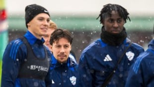 Dominik Prokop (M.) war zuletzt nicht mehr erste Wahl bei Hartberg. Nun wechselt der Wiener ...