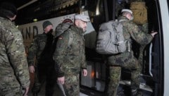 Deutsche Bundeswehrsoldaten auf Erkundungsmission in der grönländischen Hauptstadt Nuuk