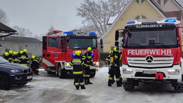 Einsatz für die Freiwilligen Feuerwehren Feiting und Allerheiligen bei Wildon