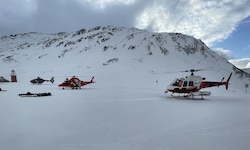 Am Piz Badus im Schweizer Tujetsch wurde am Freitag eine Gruppe Tourengeher von einer Lawine ...