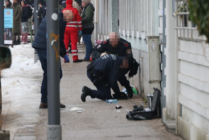 Die Polizei sicherte Spuren.