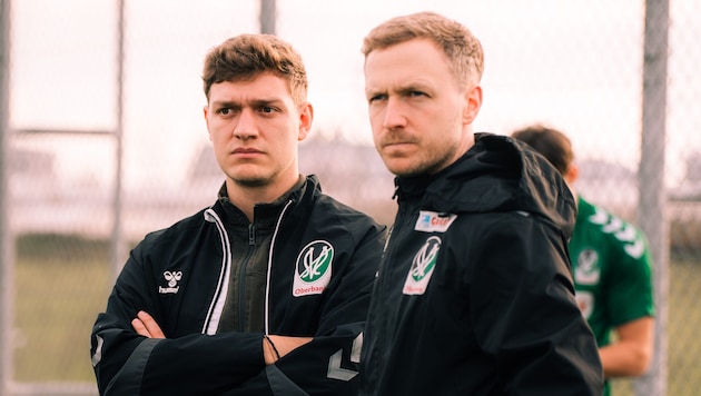 Max Senft (r.) war auch im Trainingslager voll fokussiert.