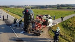 Diese Bilder gingen durch ganz Europa. Der Lenker hatte nur geringe Blessuren.