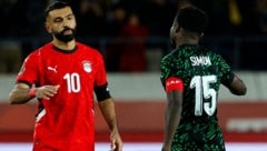 Mohamed Salah und Moses Simon