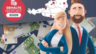Krone+ zeigt die Gehalts-Karte von Österreich – wo 2026 am meisten verdient wird und wo am ...