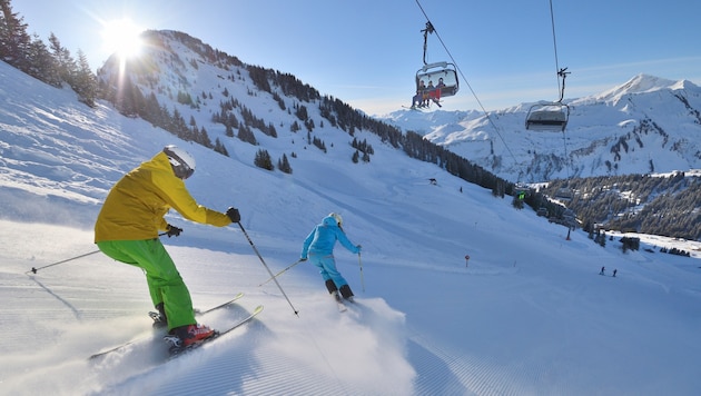 Im Skigebiet Mellau-Damüls hatten die Rettungskräfte am Samstag viel zu tun.