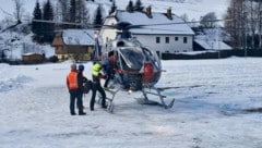 Auch zwei Polizeihubschrauber aus Graz und Wiener Neustadt waren am Sonntag im Einsatz.(