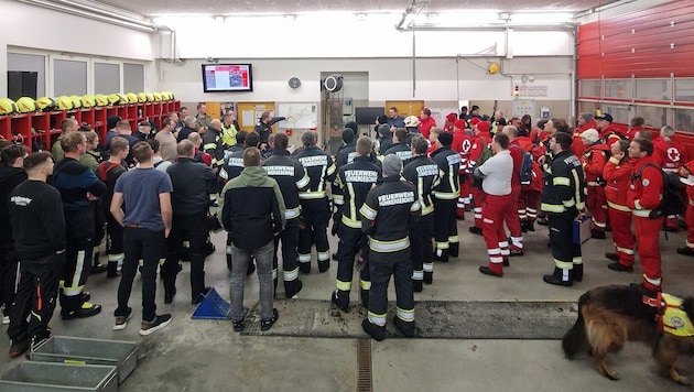 Ein Großaufgebot suchte nach dem Vermissten.