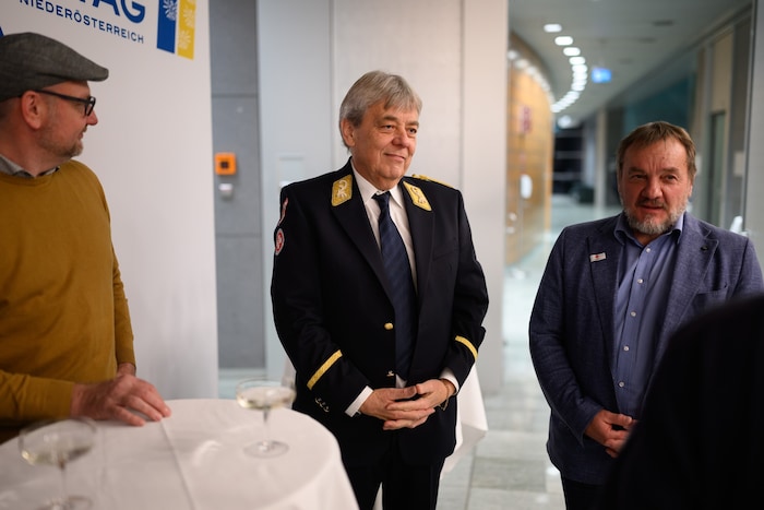 Thomas Lenger, Hannes Sauer und Hans Ebner