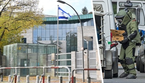 Auf die israelische Botschaft in Berlin wollte ein damals 18-Jähriger laut Anklage ein ...