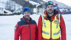 Wolfgang Murer (Alpinpolizei) und Stefan Schröck (Bergrettung, re.) waren am Wochenende bei der ...