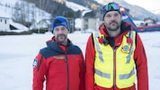 Wolfgang Murer (Alpinpolizei) und Stefan Schröck (Bergrettung, re.) waren am Wochenende bei der ...