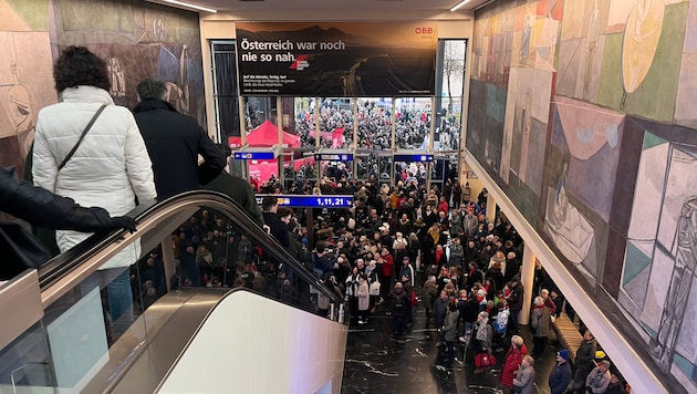 Viele Steirer zog es in den ersten Wochen zum Hauptbahnhof Klagenfurt.