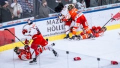 Hitzige Szenen und ein ordentliches Faustkampf: Salzburg und Bozen war auch am Sonntag wieder ...