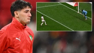 Marokkos Brahim Diaz vergab einen „Panenka-Elfmeter“ und war der Pechvogel des Abends.