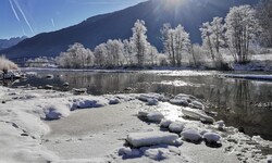 „Krone“-Leser Werner Buchacher gelang dieser winterliche Schnappschuss der Gail in ...