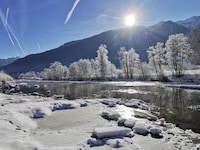 „Krone“-Leser Werner Buchacher gelang dieser winterliche Schnappschuss der Gail in ...