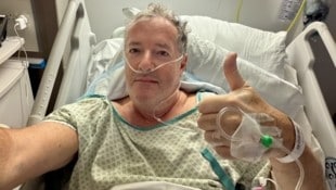 Morgan meldete sich bei seinen Followern mit einem Foto aus dem Krankenhaus.