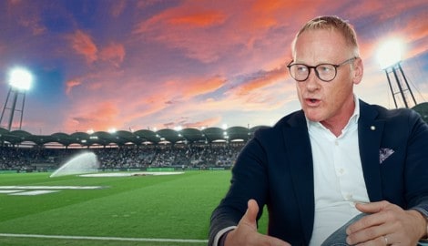 Sturm-Vize und Bauprofi Peter Schaller spricht über den Zustand des Grazer Stadions.