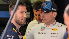 Max Verstappen (r.) mit seinem langjährigen Chefmechaniker Matt Caller