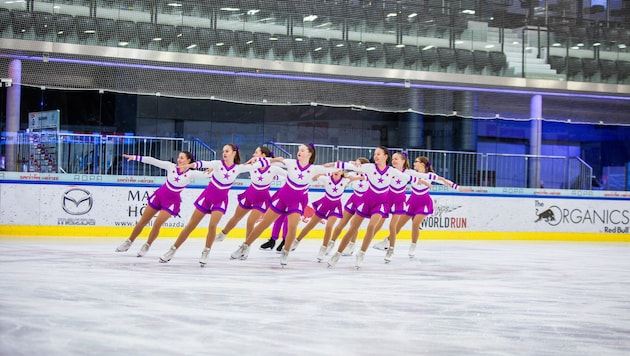 Am Wochenende wird in Salzburg wieder synchron am Eis gelaufen.