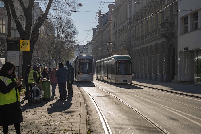 Der NEOS-Chef soll vor die Bim gesprungen sein. (Symbolbild)