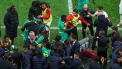 Das Afrika-Cup-Finale zwischen Gastgeber Marokko und Senegal stand am Rande des Abbruchs.