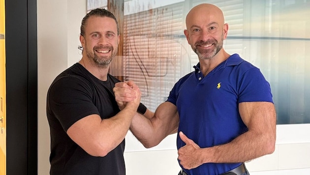 Rafael Pichler (li.) und Lukas Grigorescu geben ihr umfangreiches Wissen weiter.