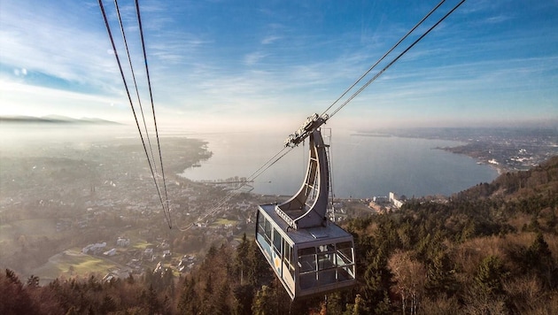 Im Sommer ist der Bodenseeraum um die Stadt Bregenz die Region, die am häufigsten von ...