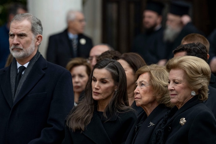 Felipe von Spanien, Königin Letizia von Spanien, Sofia von Spanien und Anne-Marie von ...
