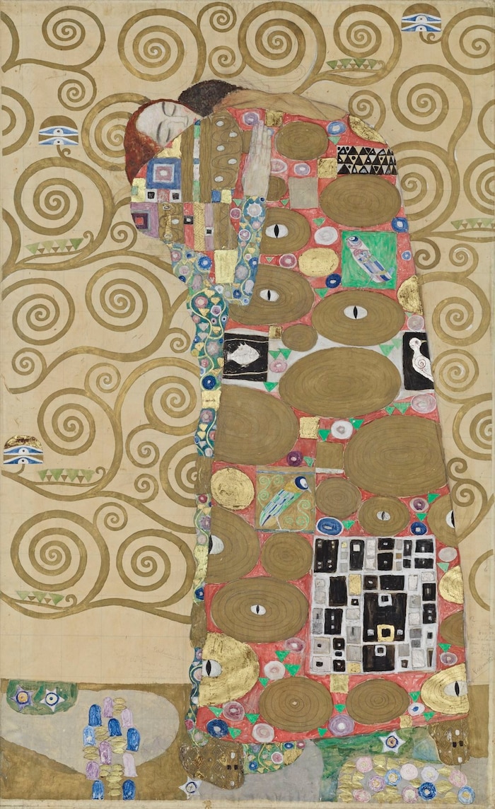 Gustav Klimts Werkzeichnung „Erfüllung“ ist ab Februar im MAK zu sehen