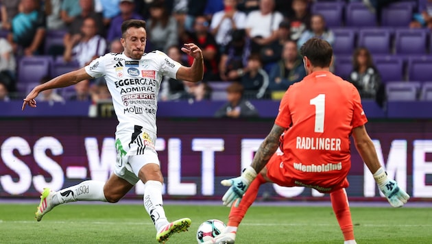 Patrik Mijic geht nicht mehr weiter für Hartberg auf Torjagd, wechselt nach Griechenland.