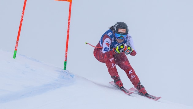 Carmen Spielberger hat noch Nachwehen vom Trainingssturz in Tarvis.