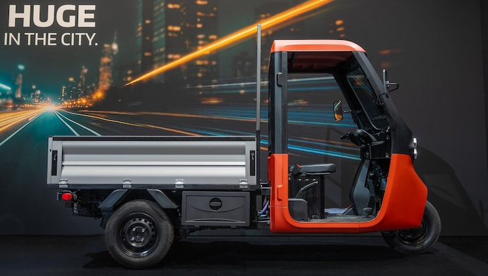 Die Ladefläche bietet Platz für eine Europalette.