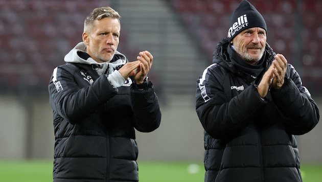 Rolf Landerl (li.) und Guido Frank.