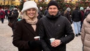 Henrik Kristoffersen mit Ehefrau Tonje