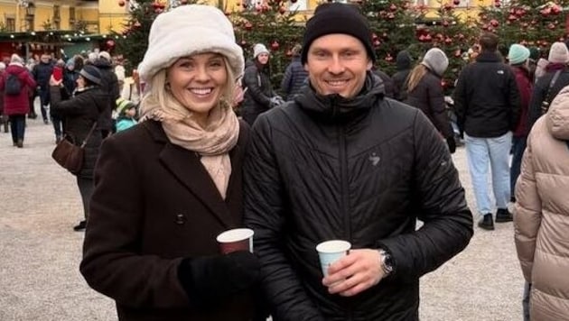 Henrik Kristoffersen mit Ehefrau Tonje