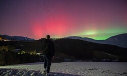 Einer unserer Leserreporter hat das beeindruckende Lichtspiel über der Rax im südlichen NÖ ...