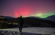Einer unserer Leserreporter hat das beeindruckende Lichtspiel über der Rax im südlichen NÖ ...