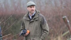 Prinz William dieser Tage beim Besuch einer Farm in Herefordshire. Jetzt wurde bekannt, dass er ...