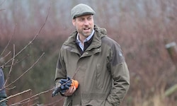 Prinz William dieser Tage beim Besuch einer Farm in Herefordshire. Jetzt wurde bekannt, dass er ...