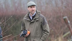 Prinz William dieser Tage beim Besuch einer Farm in Herefordshire. Jetzt wurde bekannt, dass er ...