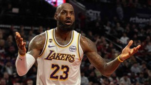 LeBron James schaffte es nicht in die Startformation des All Star Games.