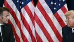 Macron versucht, amikal die Wogen zu glätten – und nennt Trump seinen „Freund“.