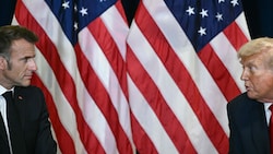 Macron versucht, amikal die Wogen zu glätten – und nennt Trump seinen „Freund“.