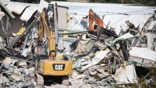 Das demolierte Gebäude in Scheich Dscharrah in Ost-Jerusalem