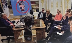Nein, dieses Foto ist nicht echt, sondern adaptiert – die eingefärbte Landkarte war beim ...