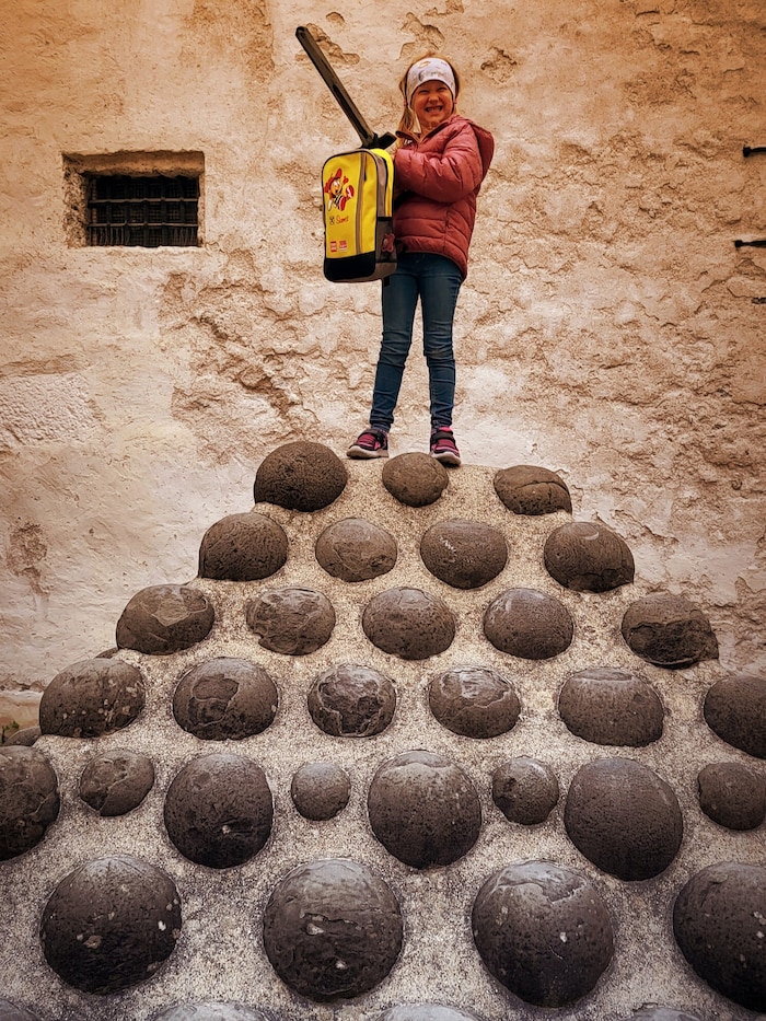 Marie Götzendorfer ist schon fleißig mit ihrer Sumsi unterwegs.