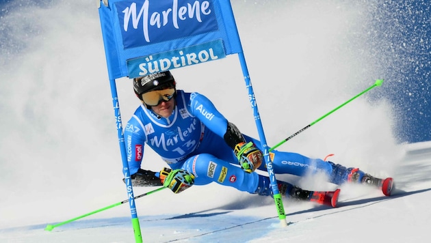 Federica Brignone bei ihrem Weltcup-Comeback